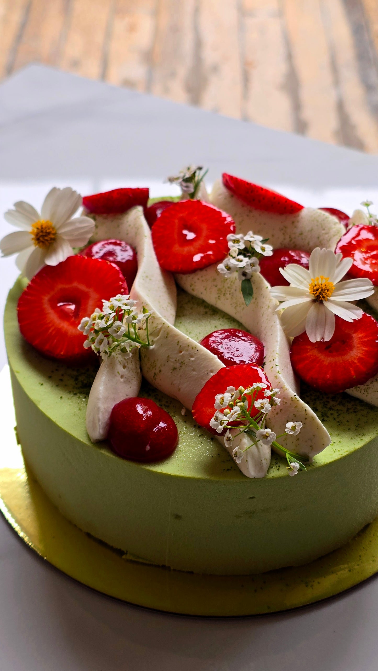 Matcha Fraise ( 6 personnes )