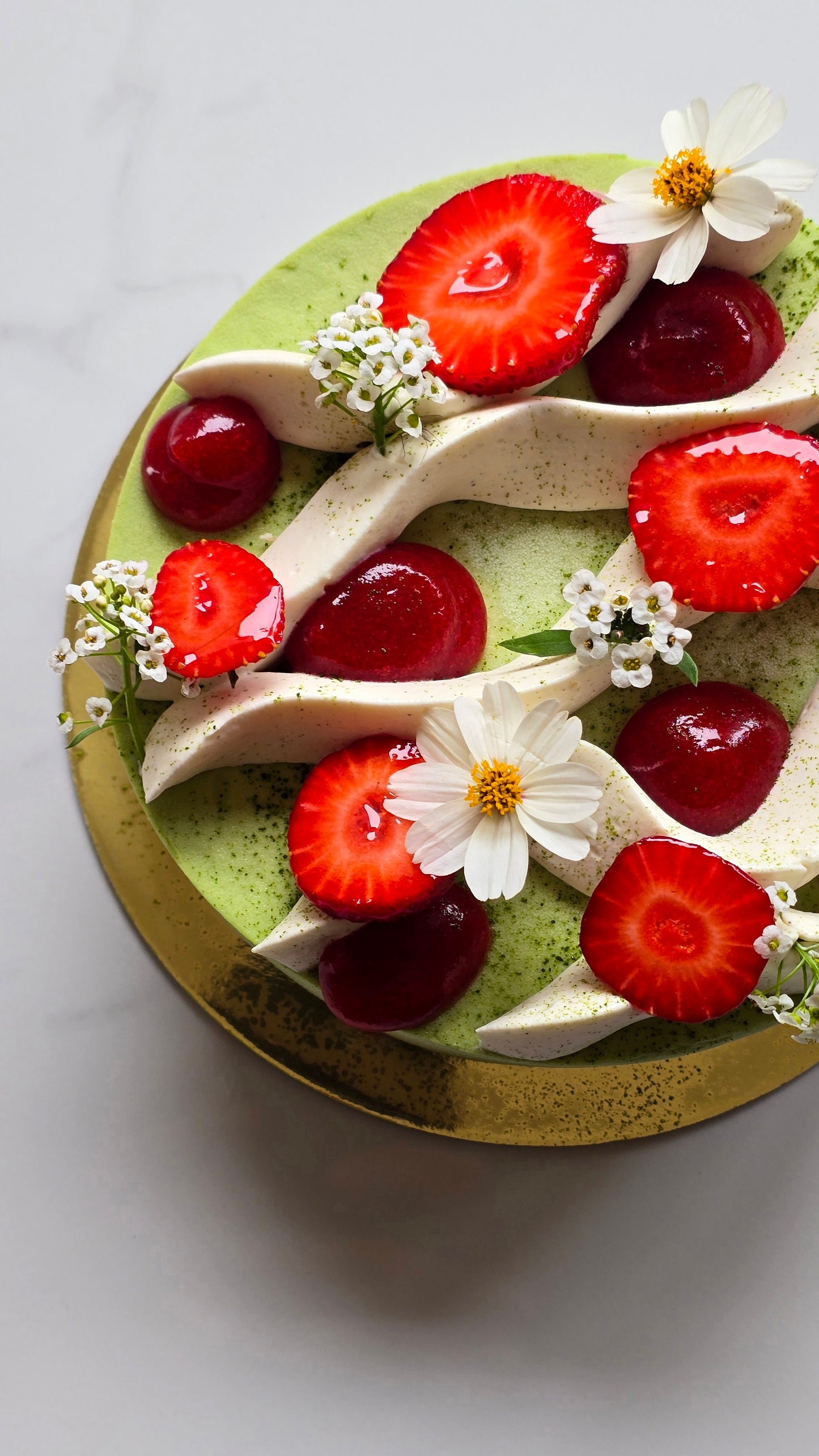 Matcha Fraise ( 6 personnes )